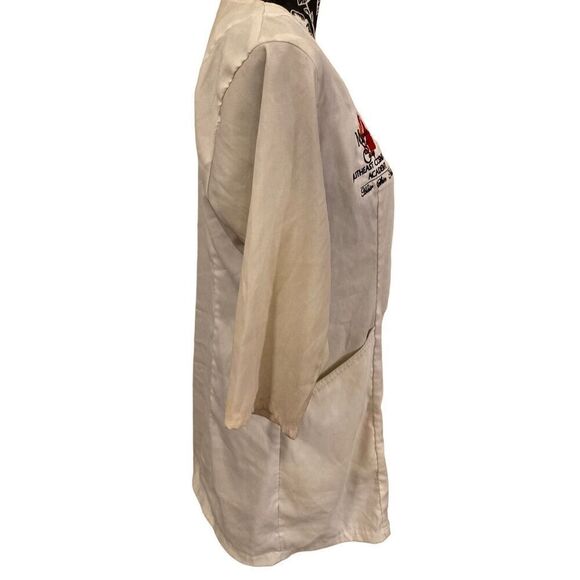 White Esthetician Lab Coat Cosmetologist Beauty Scientist - Picture 7 of 8